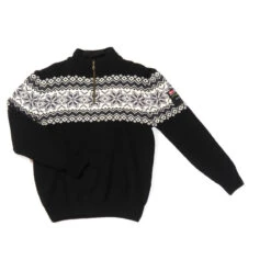 Cold DRAMMEN Uld Striktrøje - Sort