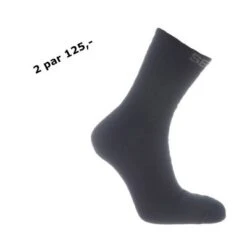 Seger Wool Basic Strømper - Sort 2 Par