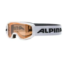 Alpina PINEY Junior Goggles/skibrille - Mat Hvid