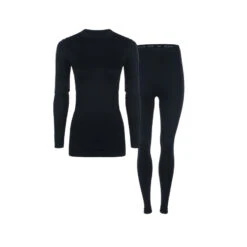 Whistler Mall Sømløs Dame Skiundertøj - Sort