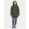 Didriksons Helle Dame Parka - Mørk Grøn 1 Didriksons Helle Dame Parka - Mørk Grøn -Scott Salgsbutik didriksons gron helle parka