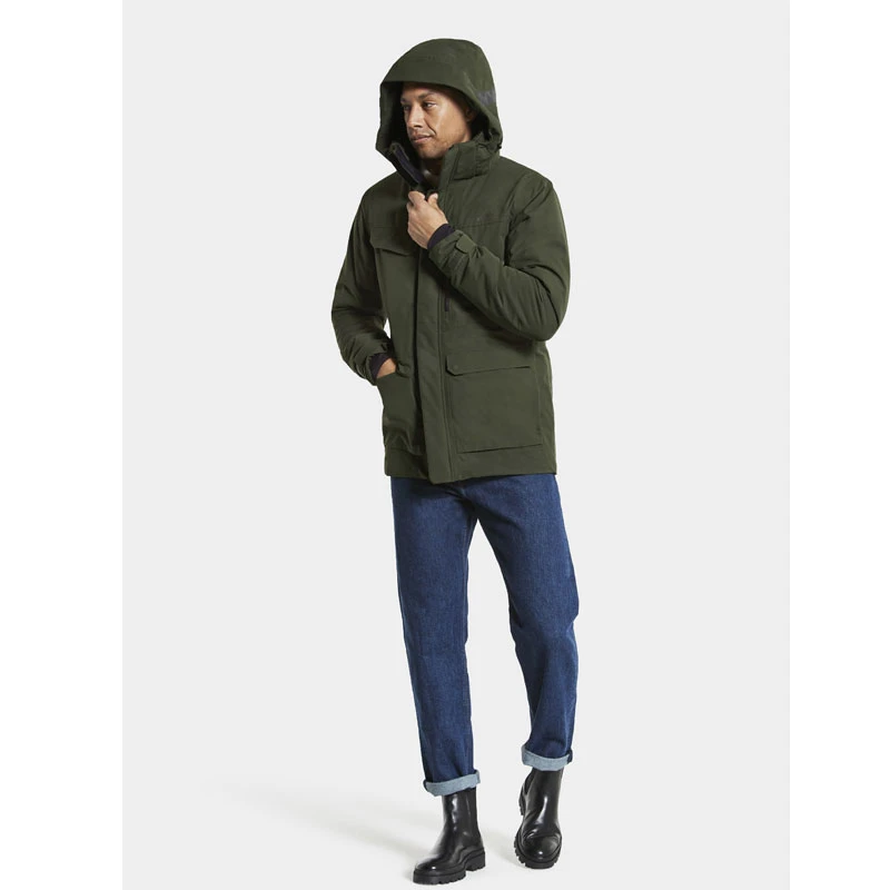 Didriksons Sebastian Vinterjakke - Grøn 4 Didriksons Sebastian Vinterjakke - Grøn - Billede 2