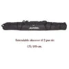 Alpina Dobbelt Extendable Skitaske - Sort -Scott Salgsbutik extendable skicover2 par