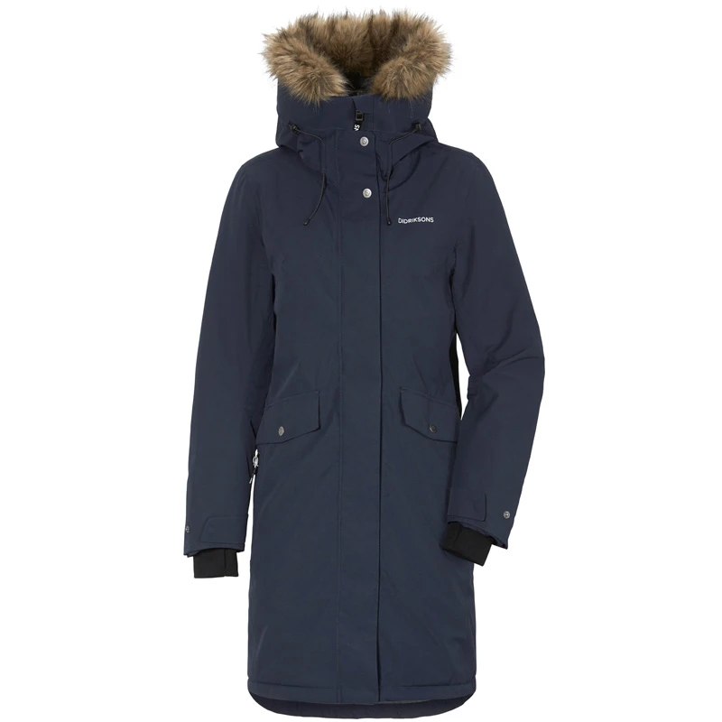 Didriksons Erika Dame Parka 2 - Dark Night 4 Didriksons Erika Dame Parka 2 - Dark Night - Billede 2