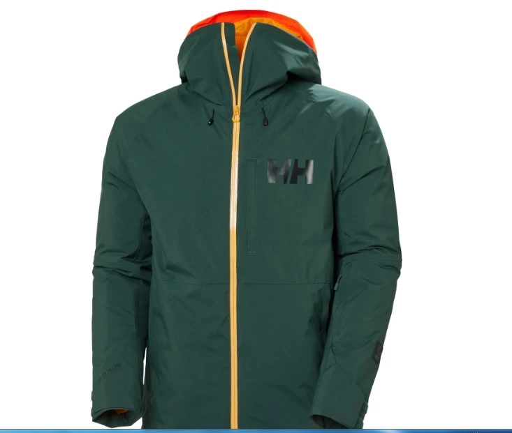 Helly Hansen Powderface Herre Skijakke - Grøn 3 Helly Hansen Powderface Herre Skijakke - Grøn