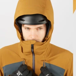 Salomon Highland Herre Skijkakke - Bronze/Cumin -Scott Salgsbutik highland salomon skijakke