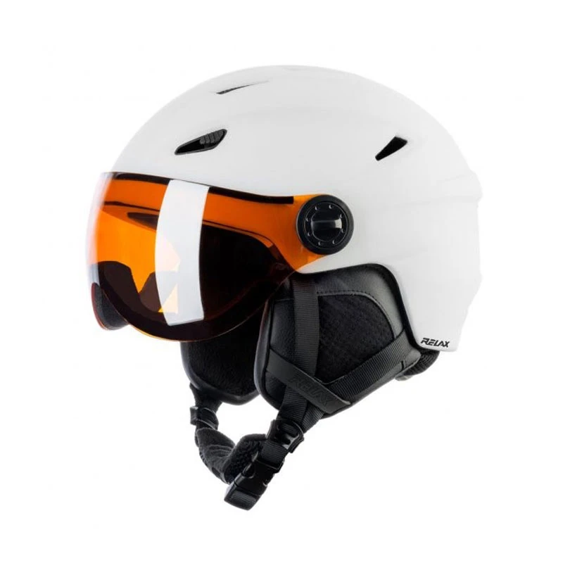 Relax Stealth Skihjelm Med Visir - Hvid 3 Relax Stealth Skihjelm Med Visir - Hvid