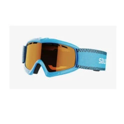 Salomon Kiwi Access Kids Goggels/Skibrille - Blue/univ. Tonic Orange