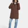 Didriksons Phoebe Pige Frakke - Jord Brun 2 Didriksons Phoebe Pige Frakke - Jord Brun -Scott Salgsbutik phoebe girls coat long 5045