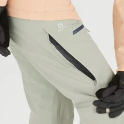 Salomon Proff LT Insul Dame Skibukser - Wrought Iron -Scott Salgsbutik salomon dameskibuks detalje