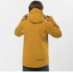 Salomon Highland Herre Skijkakke - Bronze/Cumin -Scott Salgsbutik salomon herre skijakke high