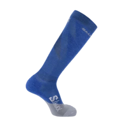 Salomon S/Max Skisokker Med Merino Uld - Nautical Blue/alloy