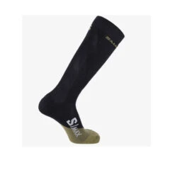 Salomon S/Max Skisokker Med Merino Uld - Sort/Oliven