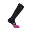 Salomon S/Max Skisokker Med Merino Uld - Black/Very Berry -Scott Salgsbutik salomon skisokker sort med