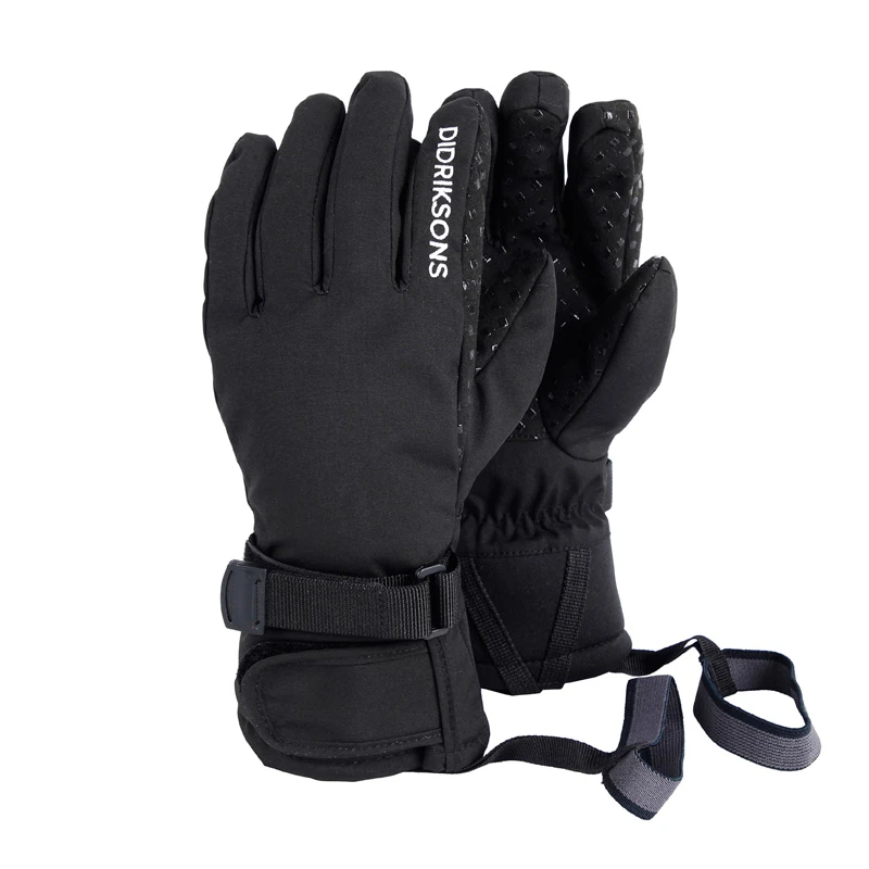 Didriksons Five Youth Skihandsker - Black 3 Didriksons Five Youth Skihandsker - Black