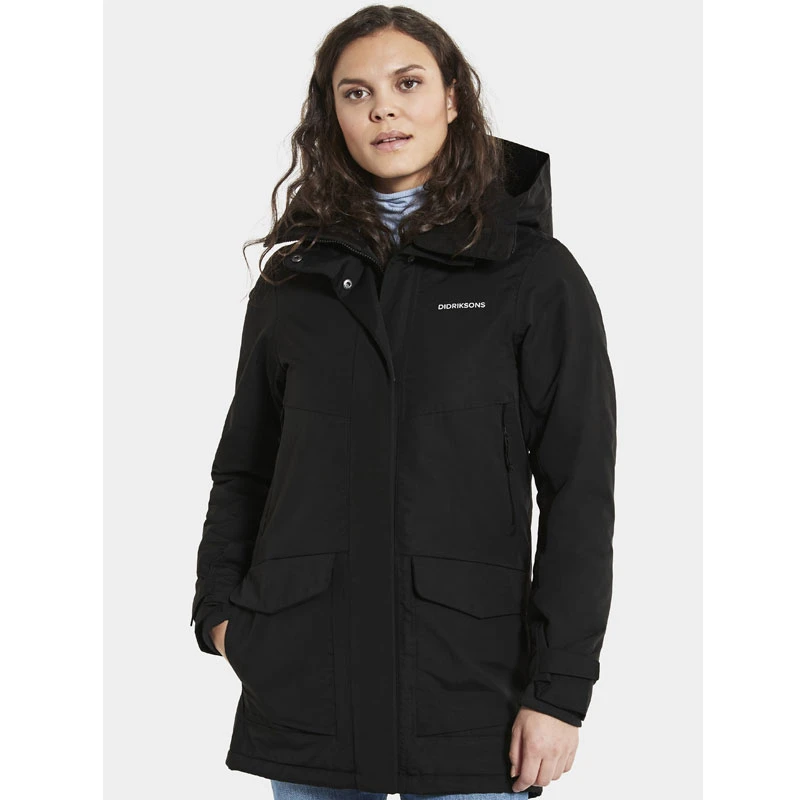 Didriksons Frida Dame Parka - Sort 3 Didriksons Frida Dame Parka - Sort