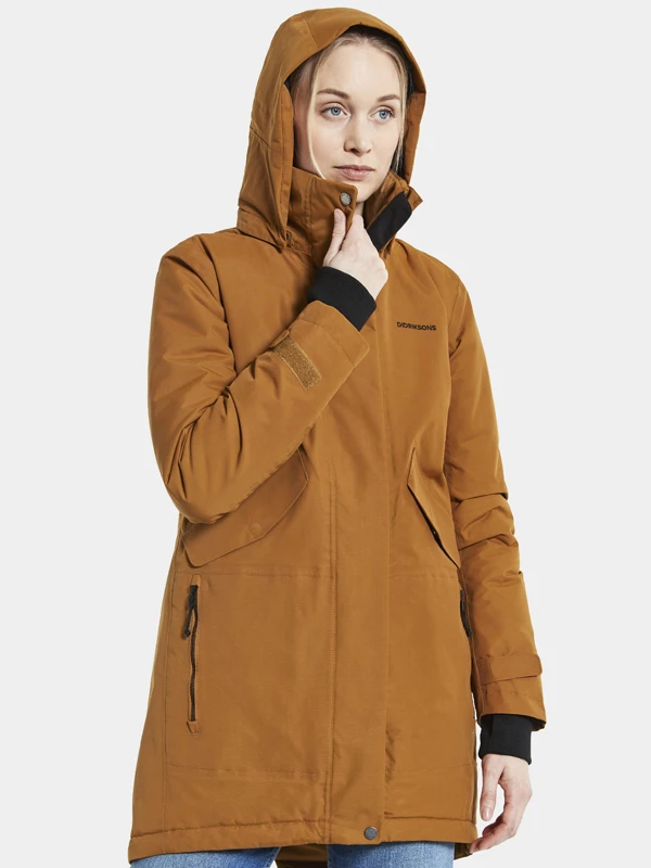 Didriksons Tanja Dame Parka - Cayenne 4 Didriksons Tanja Dame Parka - Cayenne - Billede 2